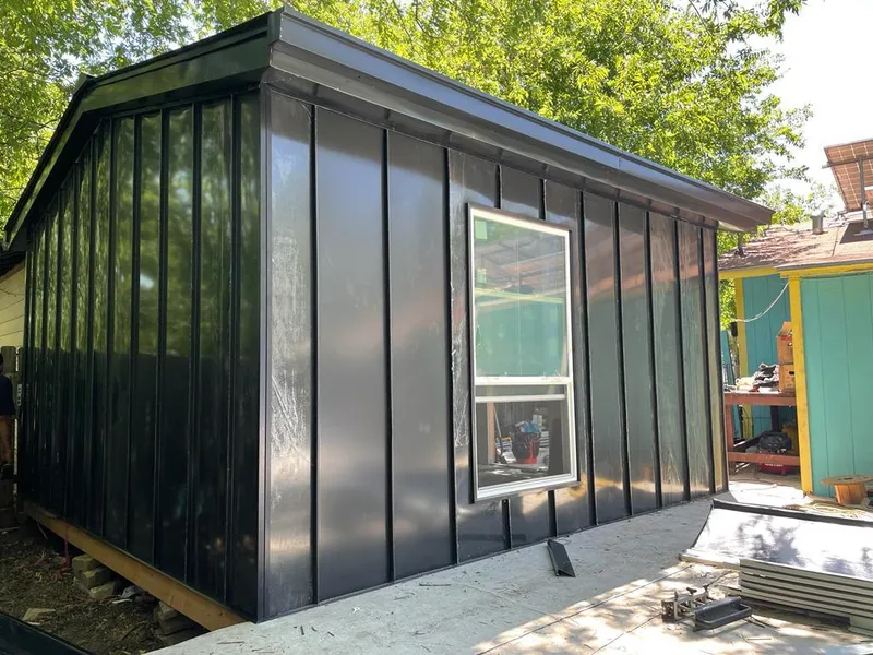 Black standing seam metal wall panels for Roof Inspection in Bonita Springs